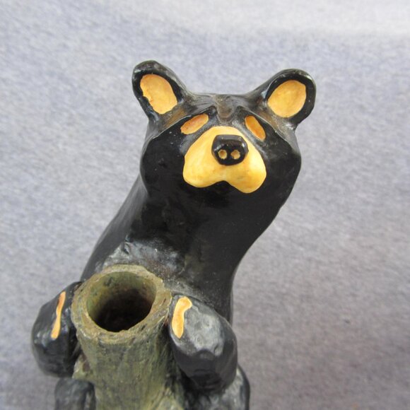 singing tree bearfoots bear bud vase figurine (w2943) - Picture 3 of 7